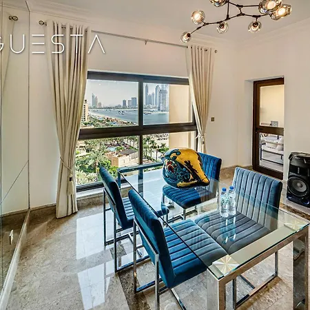 Fairmont Apartments The Palm, Free Access To Hotel Beach And Pools دبي الغرفة الصورة